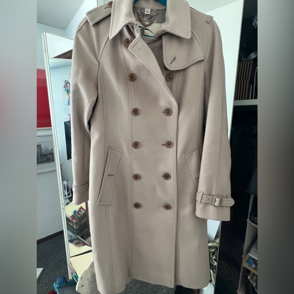 Burberry Beige Trench Coat Double-Breasted
